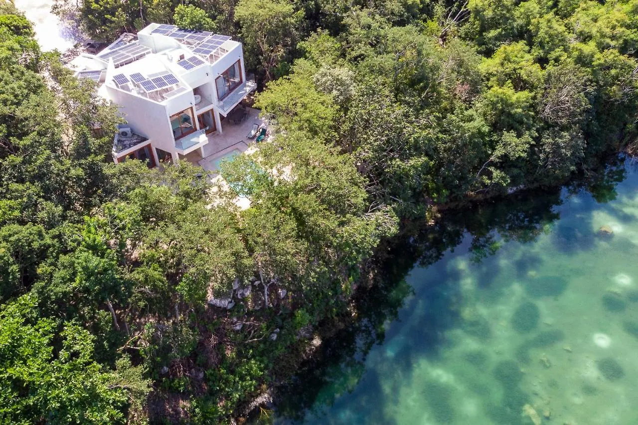 Tulum Country Club Private Villa With Pool 18 People